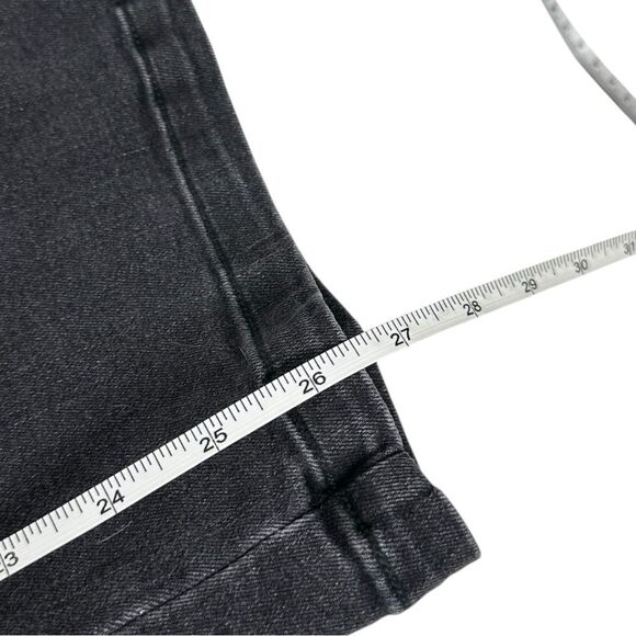 SPANX Pull On Straight Leg distressed Black Jeans Slimming Stretch Size 2XP - Picture 9 of 9